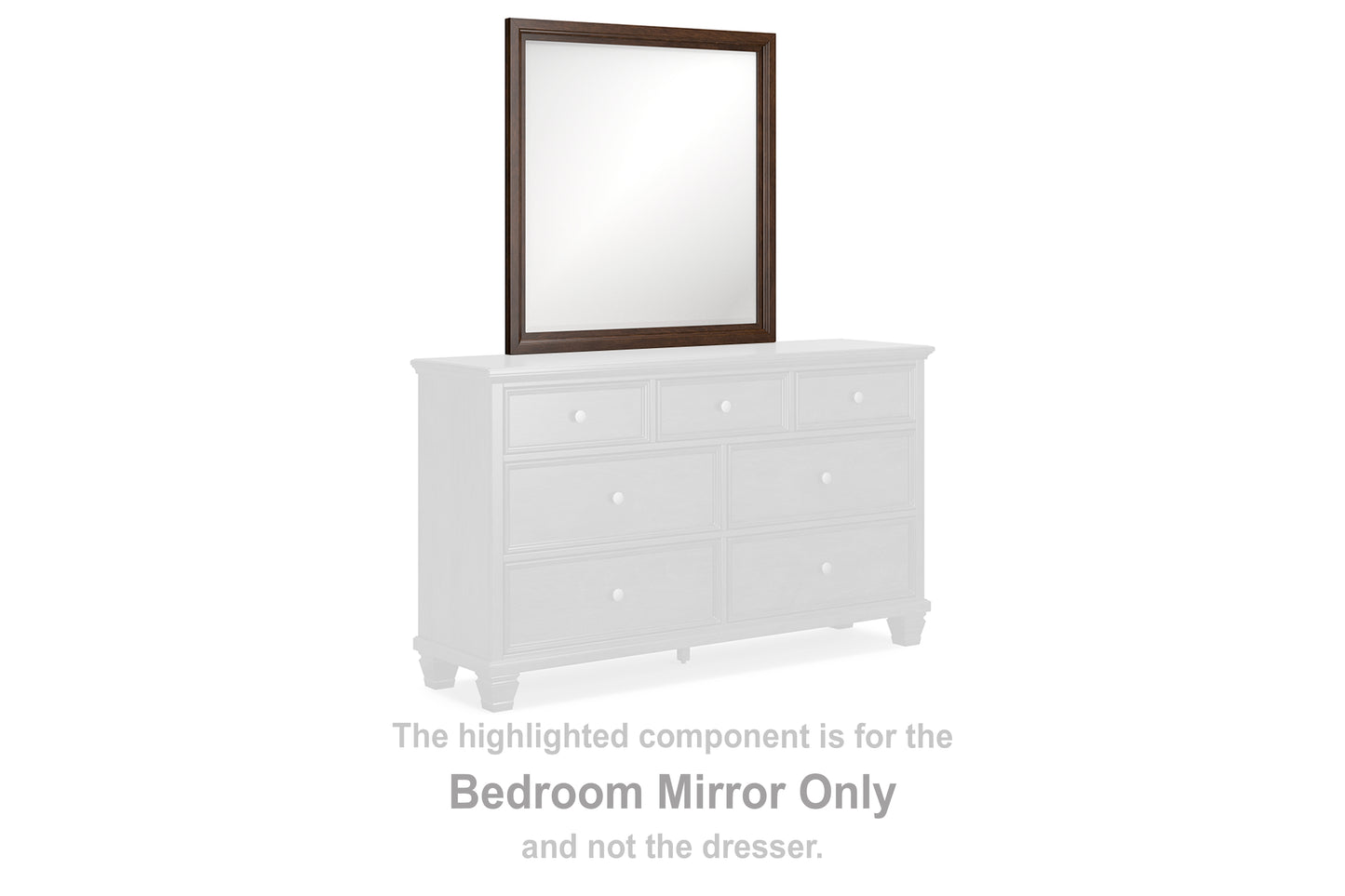 Bradenton Furniture Outlet - Ashley Furniture - Danabrin Bedroom - Bedroom Mirror / Brown - B685-36