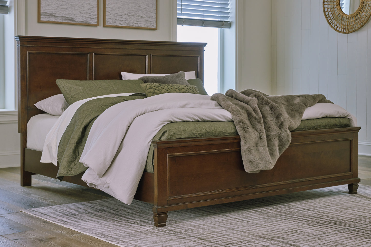 Bradenton Furniture Outlet - Ashley Furniture - Danabrin Bedroom - California King Panel Bed / Brown - B685B5