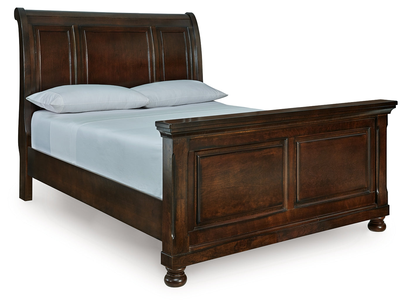 Bradenton Furniture Outlet - Ashley Furniture - Porter Bedroom - Queen Sleigh Bed / Rustic Brown - B697B48