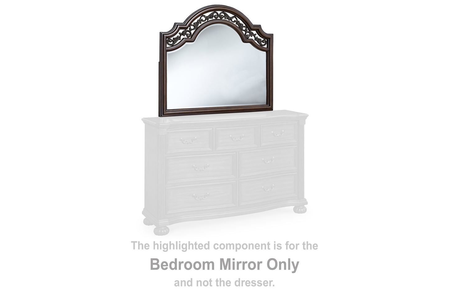 Bradenton Furniture Outlet - Ashley Furniture - Lavinton Bedroom - Bedroom Mirror / Brown - B764-36