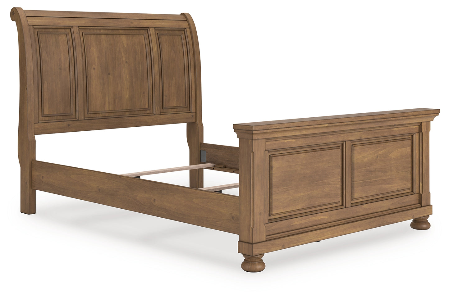 Bradenton Furniture Outlet - Ashley Furniture - Feddinger Bedroom - Queen Sleigh Bed / Medium Brown - PCB779B14