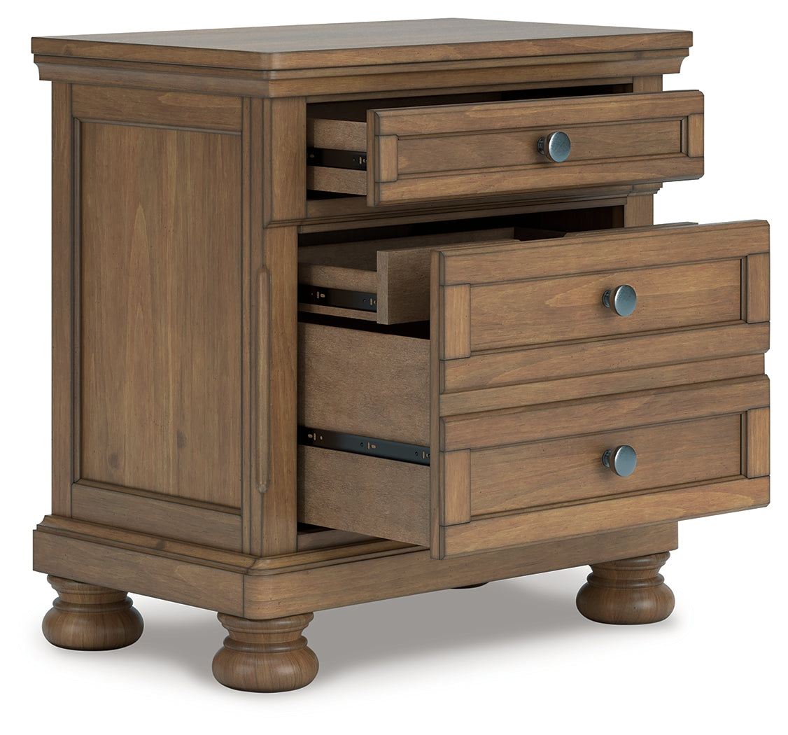 Bradenton Furniture Outlet - Ashley Furniture - Feddinger Bedroom - Two Drawer Night Stand / Medium Brown - PCB779-92