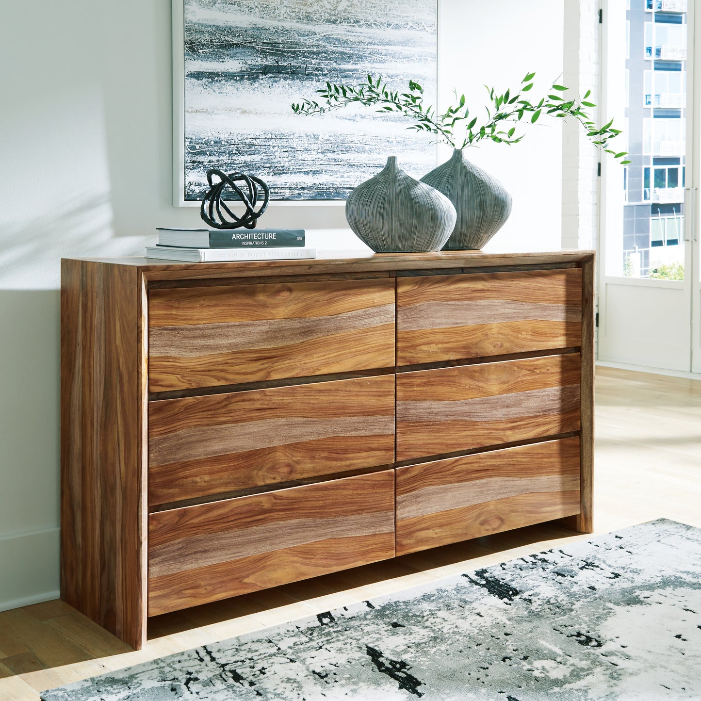Bradenton Furniture Outlet - Ashley Furniture - Dressonni Bedroom - Dresser / Brown - B790-31