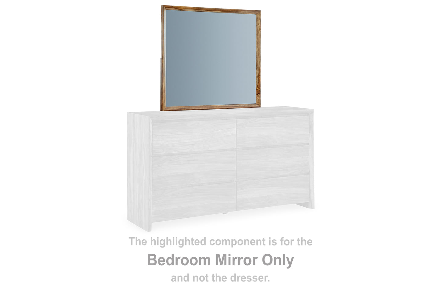 Bradenton Furniture Outlet - Ashley Furniture - Dressonni Bedroom - Bedroom Mirror / Brown - B790-36