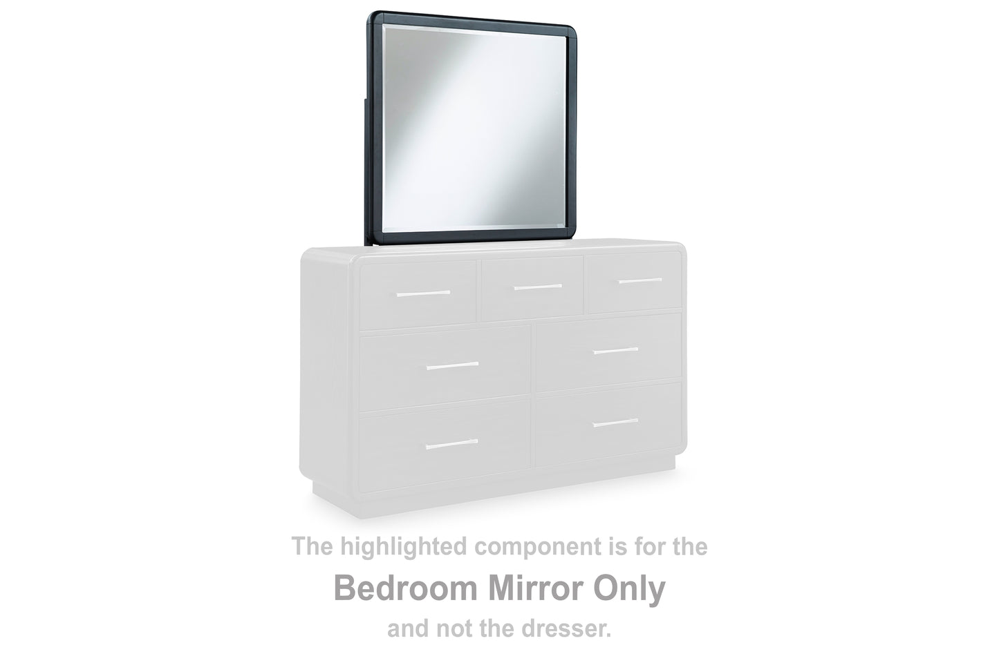 Bradenton Furniture Outlet - Ashley Furniture - Rowanbeck Bedroom - Bedroom Mirror / Black - B821-36