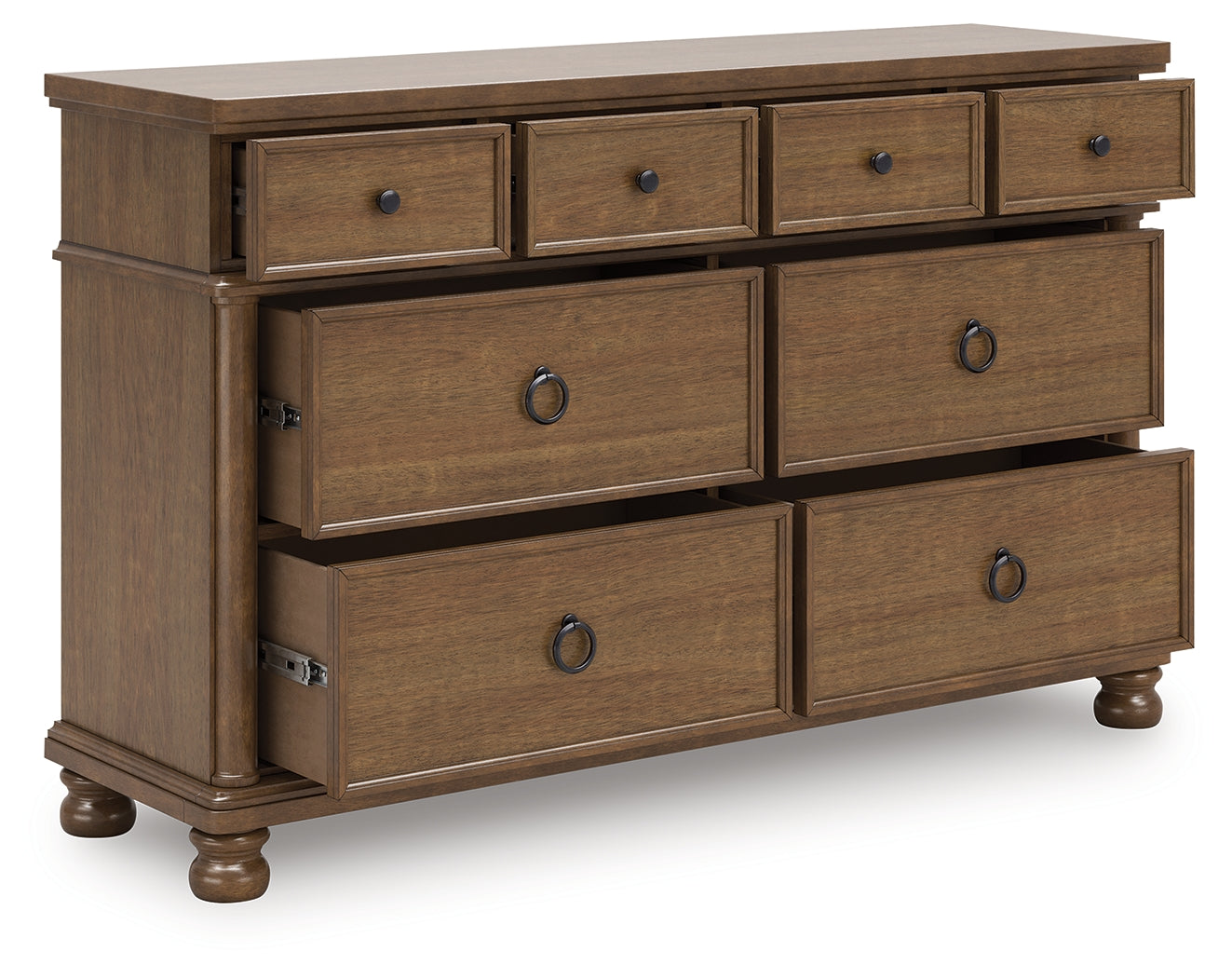 Bradenton Furniture Outlet - Ashley Furniture - Rowlenstown Bedroom - Dresser / Brown - PCB824-31