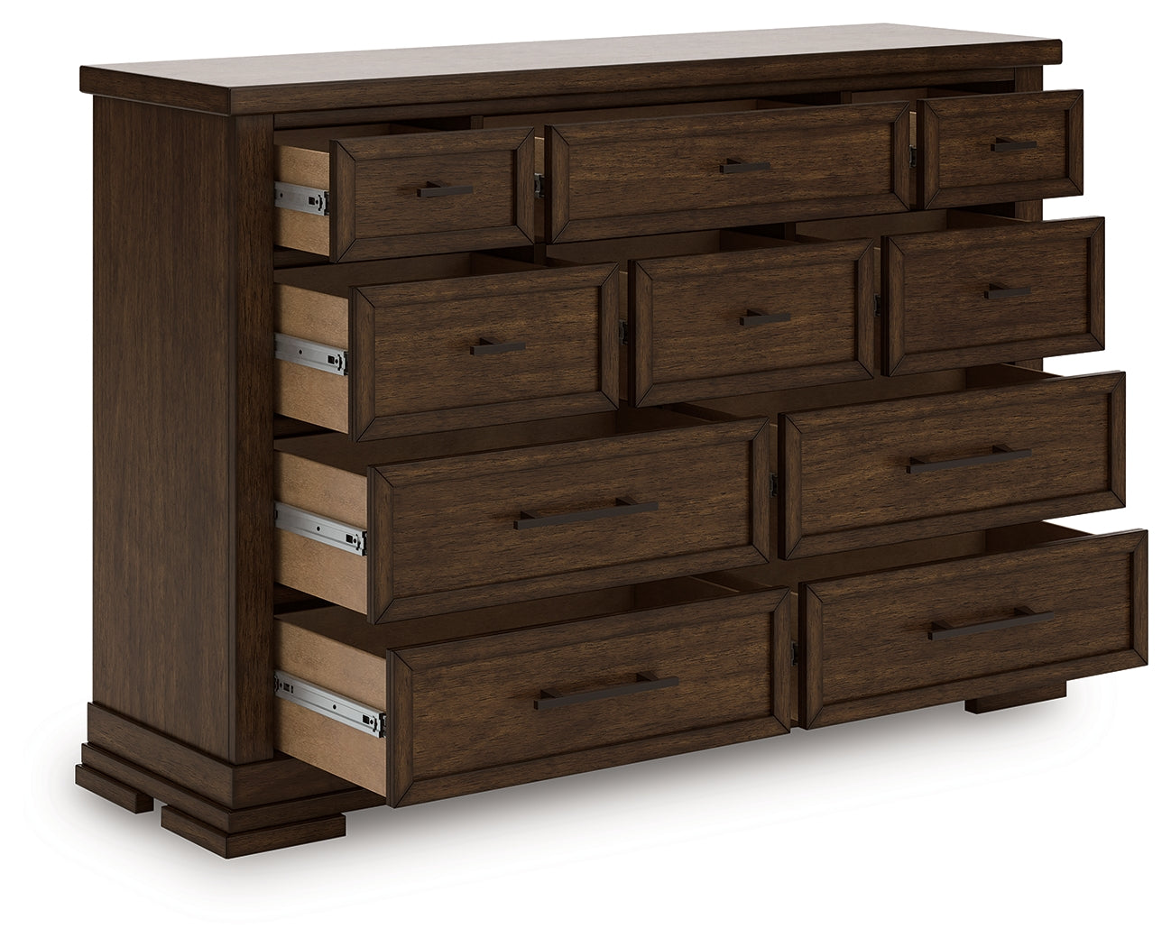 Bradenton Furniture Outlet - Ashley Furniture - Taffenbrook Bedroom - Dresser / Medium Brown - B849-31