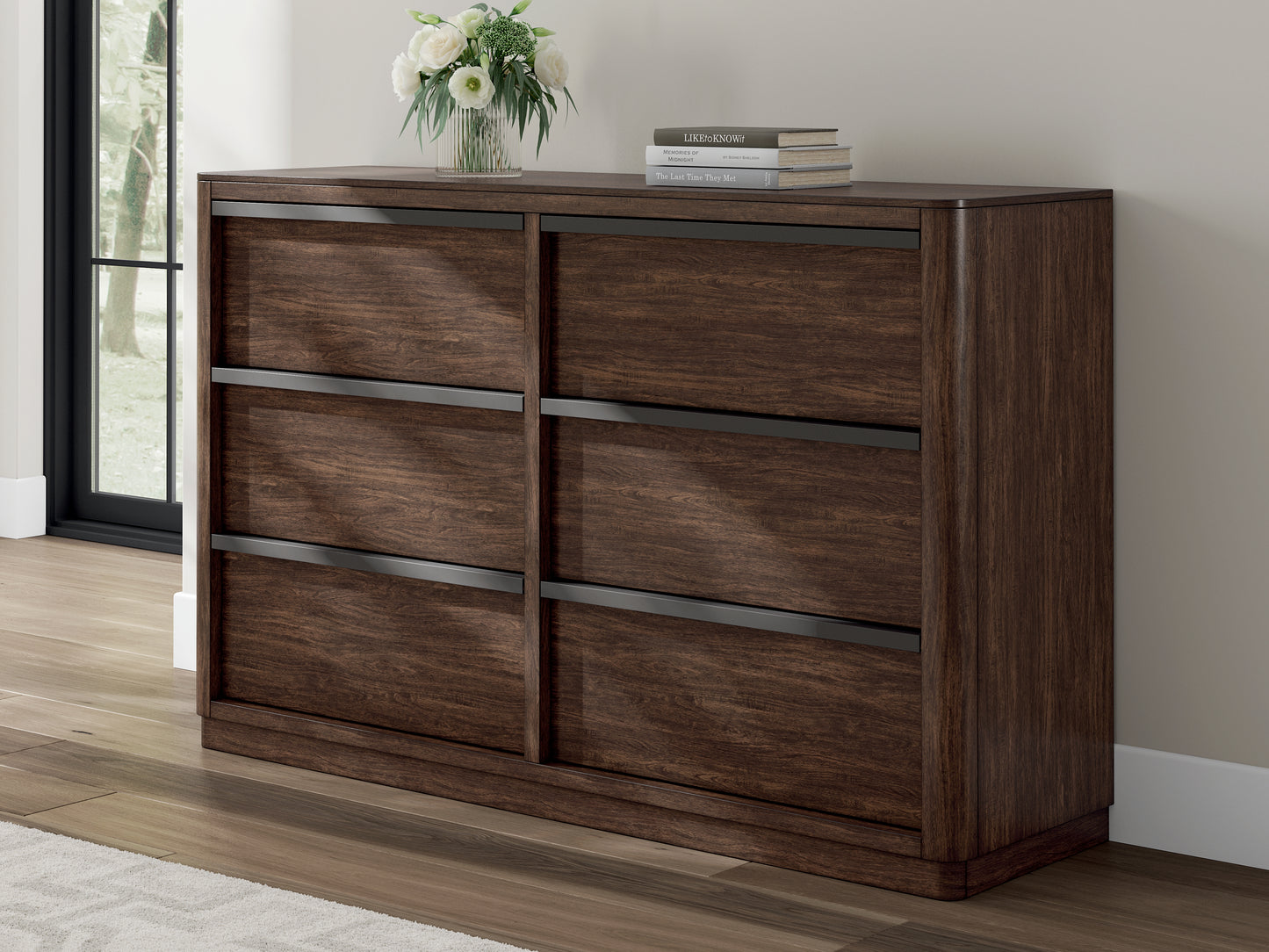 Bradenton Furniture Outlet - Ashley Furniture - Dilenno Bedroom - Dresser / Dark Brown - PCB857-31