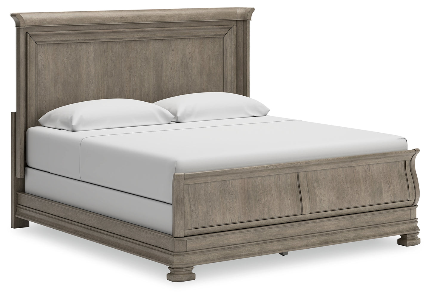 Bradenton Furniture Outlet - Ashley Furniture - Lexorne Bedroom - California King Sleigh Bed / Gray - B924B5