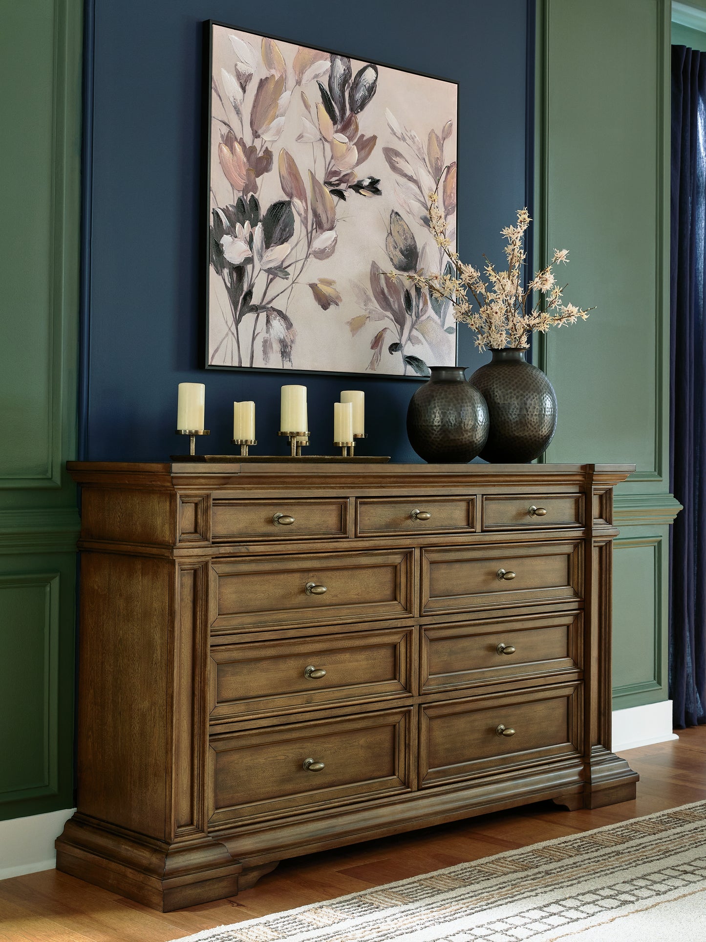 Bradenton Furniture Outlet - Ashley Furniture - Frantanna Bedroom - Dresser / Brown - PCB949-31