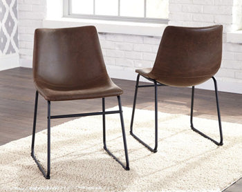 Bradenton Furniture Outlet - Ashley Furniture - Centiar Dining Room - Dining Chair (Set of 2) / Brown/Black - D372-01X2