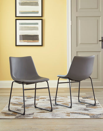 Bradenton Furniture Outlet - Ashley Furniture - Centiar Dining Room - Dining Chair (Set of 2) / Gray - D372-08X2