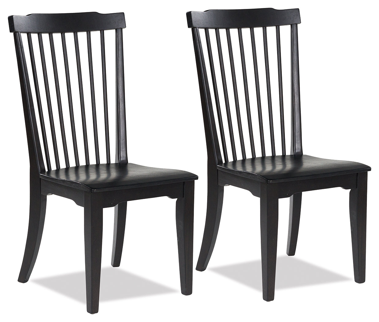 Bradenton Furniture Outlet - Ashley Furniture - Brenkerton Dining Chair (Set of 2) - Dining Chair (Set of 2) / Black - PCD591-01X2