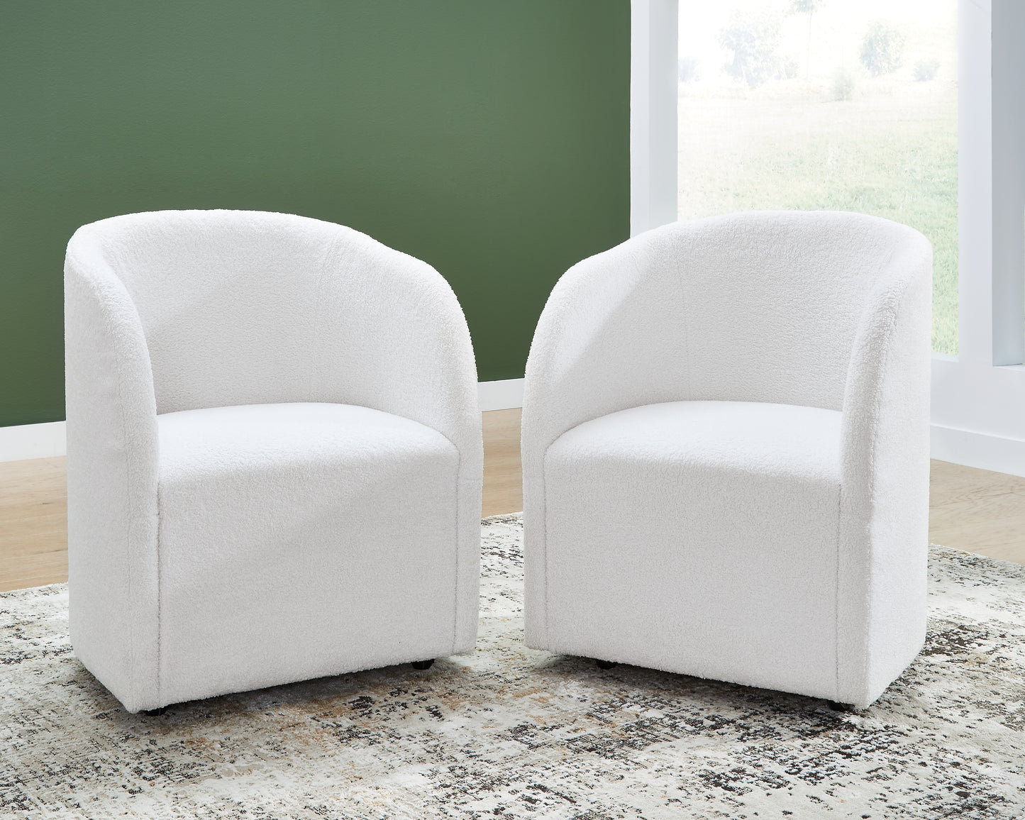 Bradenton Furniture Outlet - Ashley Furniture - Rowanbeck Dining Room - Dining Chair (Set of 2) / Black - D821-02AX2