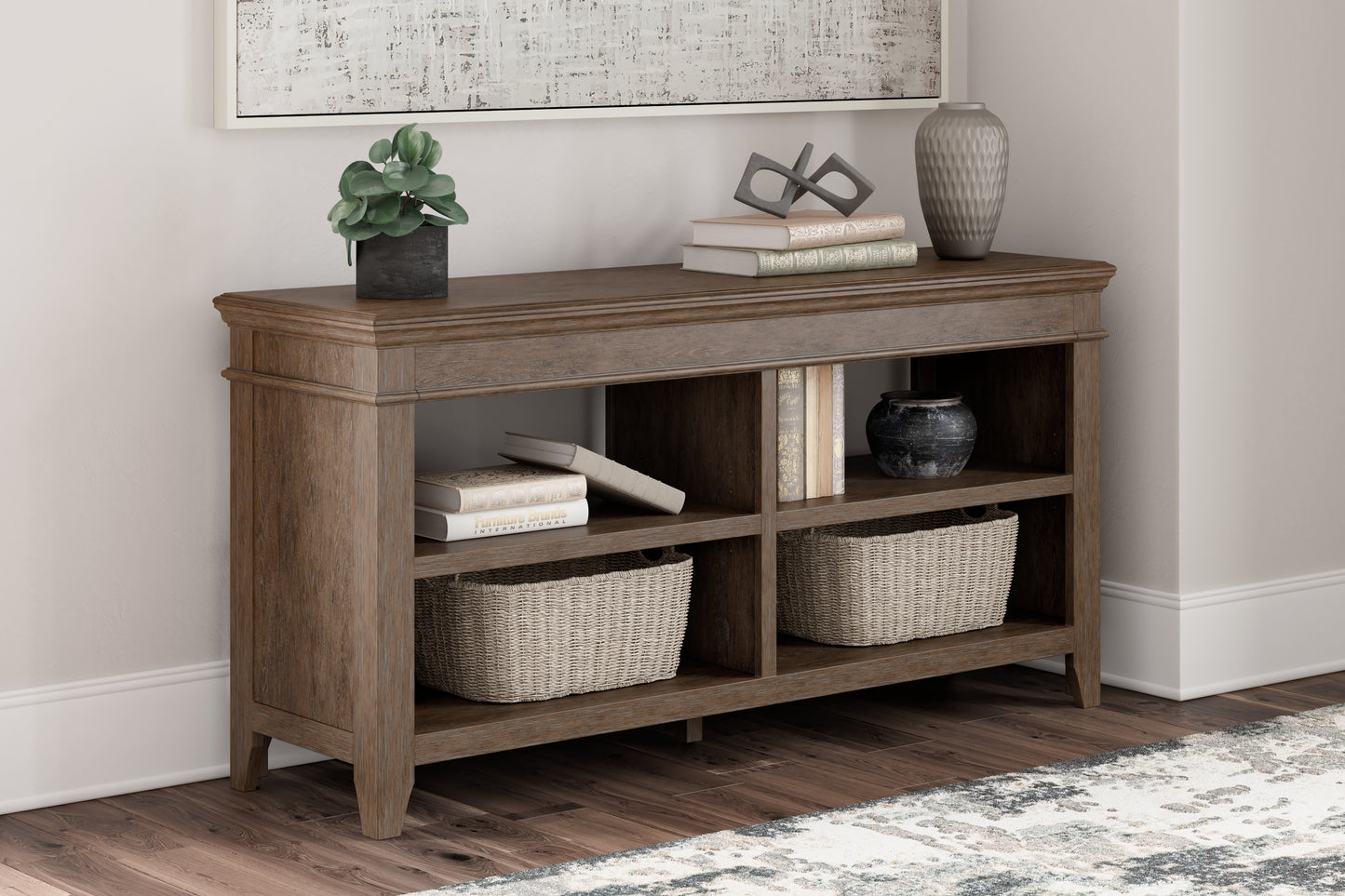 Bradenton Furniture Outlet - Ashley Furniture - Janismore Credenza - Credenza / Weathered Gray - H776-46