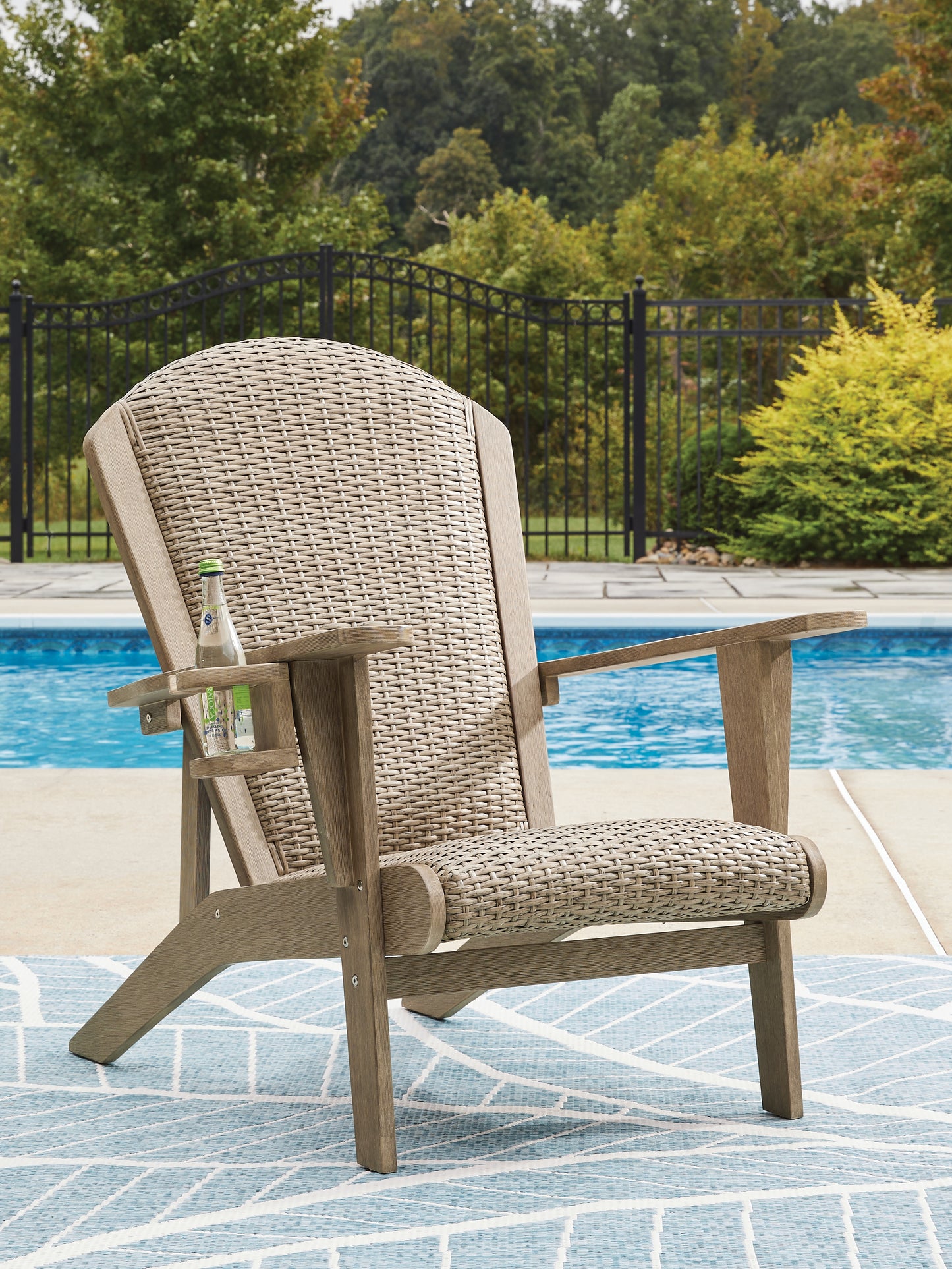 Bradenton Furniture Outlet - Ashley Furniture - Marina Sun Outdoor - Adirondack Chair / Beige - PCP204-898