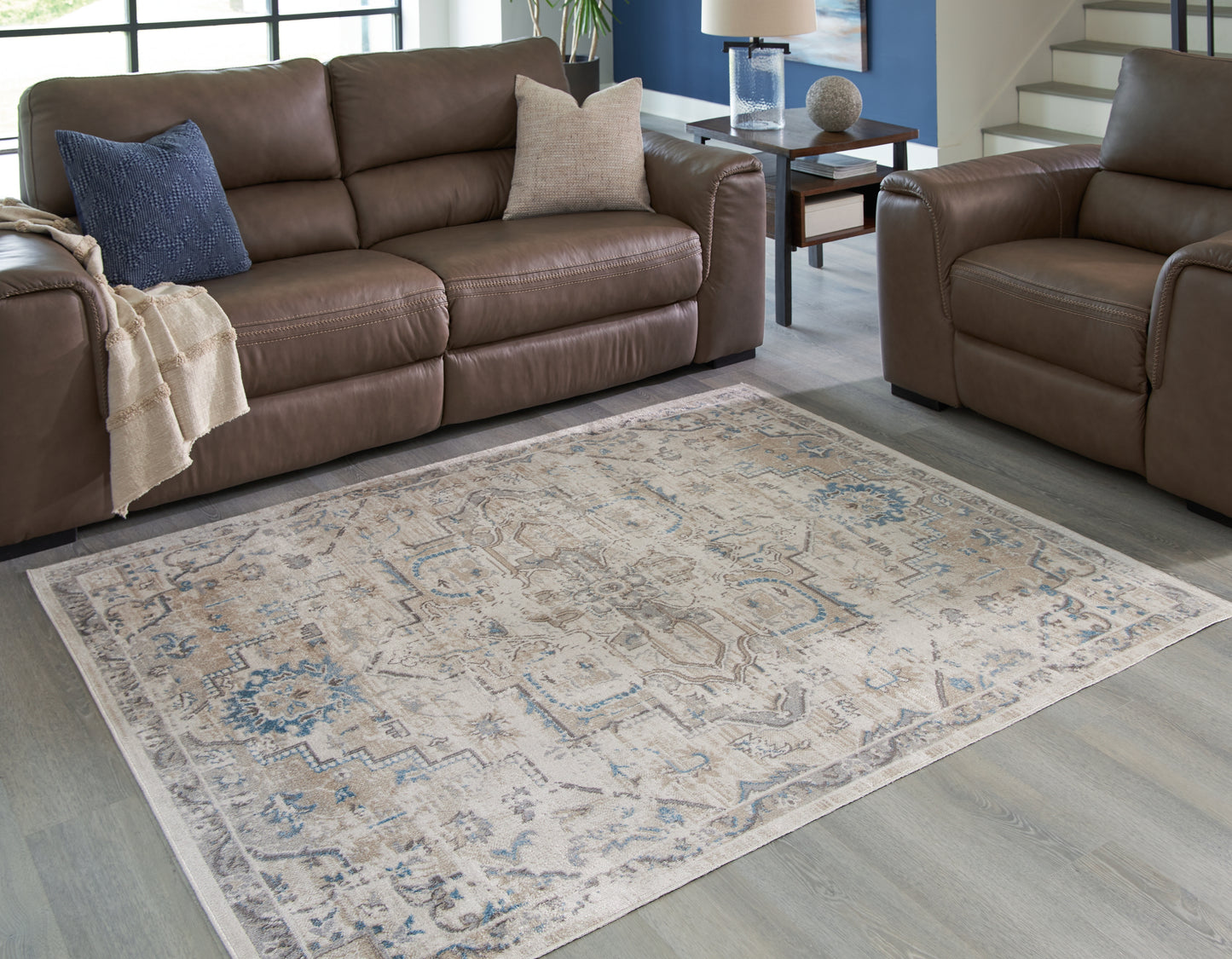 Bradenton Furniture Outlet - Ashley Furniture - Barkham Rug - 5'3" x 7' Washable Rug / Multi - R405552