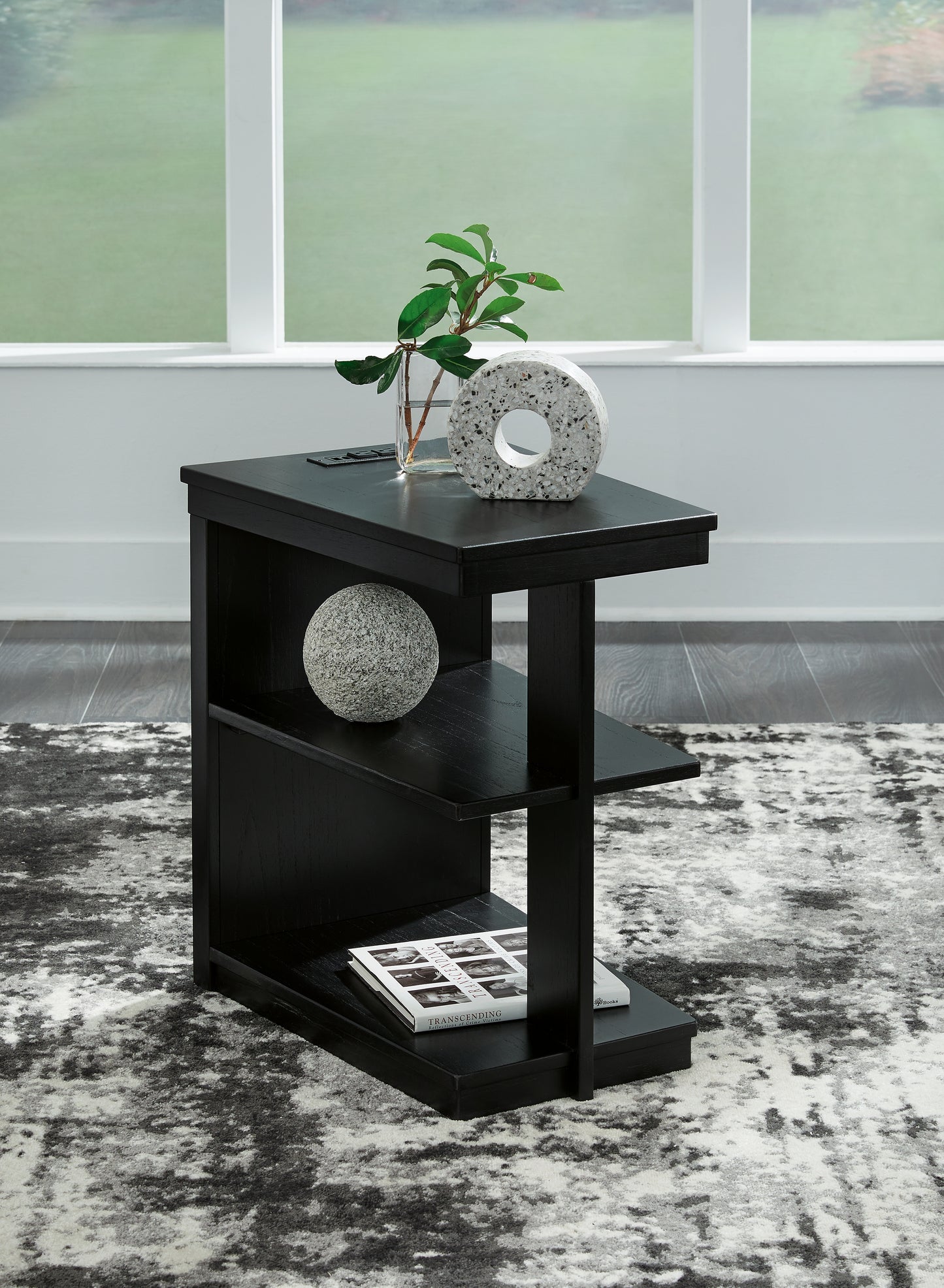 Bradenton Furniture Outlet - Ashley Furniture - Winbardi Chairside End Table - Chair Side End Table / Black - T786-7