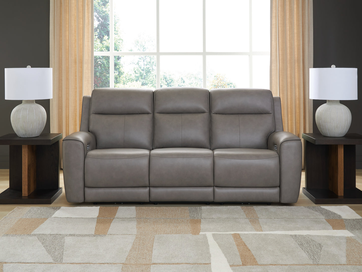 Bradenton Furniture Outlet - Ashley Furniture - 5Z-Comfort Living Room - PWR REC Sofa with ADJ Headrest / Coin - PCU1090015