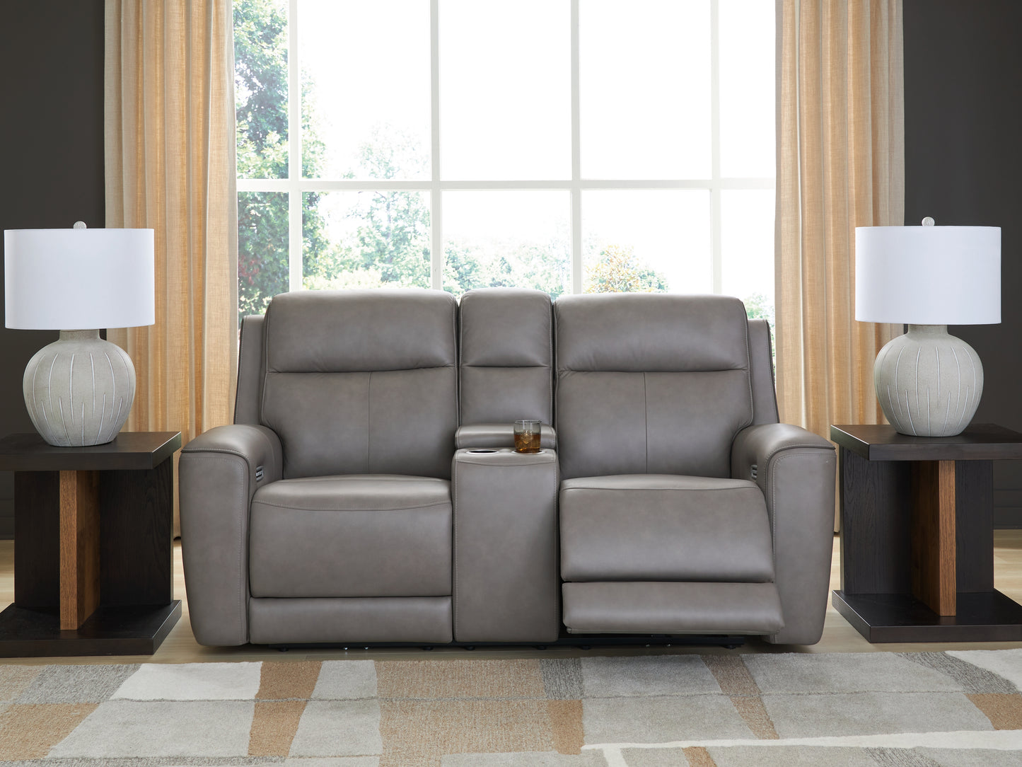 Bradenton Furniture Outlet - Ashley Furniture - 5Z-Comfort Living Room - PWR REC Loveseat/CON/ADJ HDRST / Coin - PCU1090018