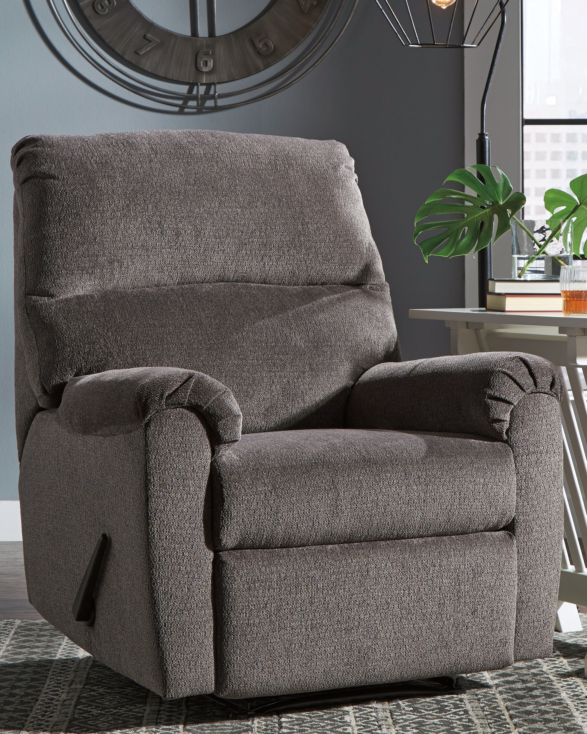 Bradenton Furniture Outlet - Ashley Furniture - Nerviano Living Room - Zero Wall Recliner / Mocha - 1080129