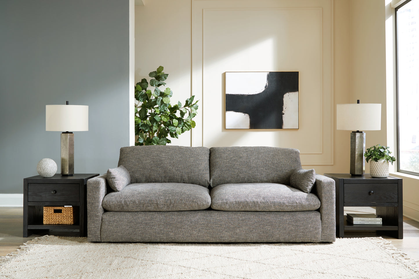 Bradenton Furniture Outlet - Ashley Furniture - Dramatic Living Room - Sofa / Granite - 1170238