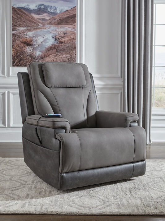 Bradenton Furniture Outlet - Ashley Furniture - 4Z-Peaceful Pause Living Room - Power Lift Recliner / Sand - PC1210312