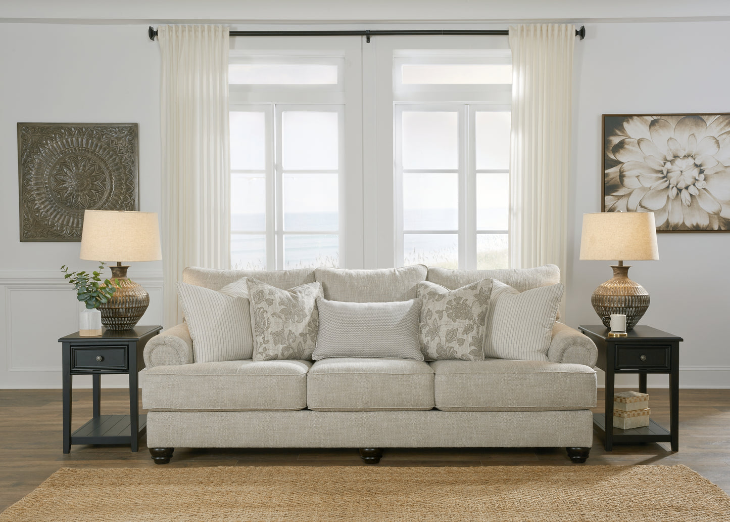 Bradenton Furniture Outlet - Ashley Furniture - Asanti Living Room - Sofa / Fog - 1320138