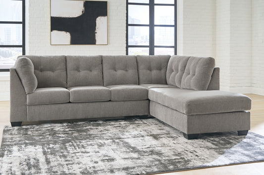 Bradenton Furniture Outlet - Ashley Furniture - Lanelly Sectional - LAF 2-Piece Sectional with Chaise / Alloy - 17504S1