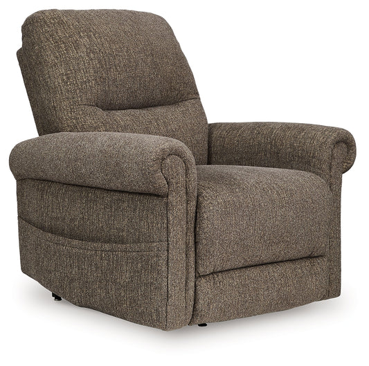 Bradenton Furniture Outlet - Ashley Furniture - Aureta Living Room - Power Lift Recliner / Charcoal - 1790312