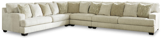 Bradenton Furniture Outlet - Ashley Furniture - Rawcliffe Sectional - LAF 3-Piece Sectional / Parchment - 19604S1