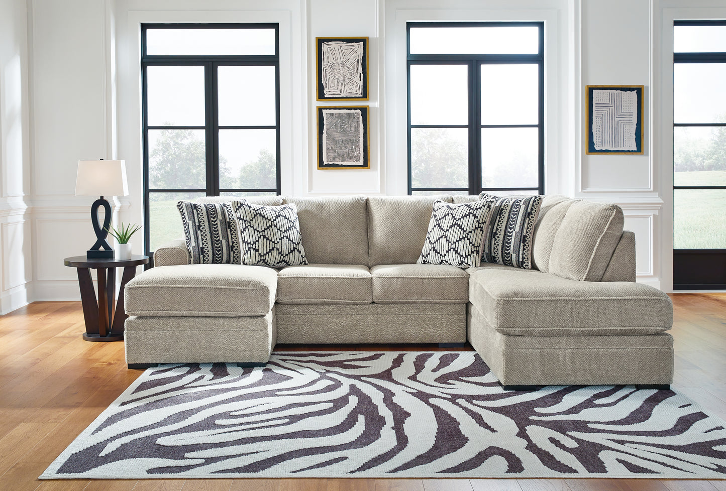 Bradenton Furniture Outlet - Ashley Furniture - Calnita Sectional - LAF 2-Piece Sectional with Chaise / Sisal - 20502S1