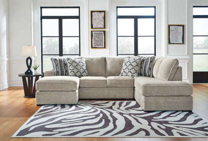 Bradenton Furniture Outlet - Ashley Furniture - Calnita Sectional - LAF 2-Piece Sectional with Chaise / Sisal - 20502S1