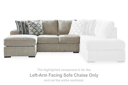 Bradenton Furniture Outlet - Ashley Furniture - Calnita Sectional - LAF Sofa Chaise / Sisal - 2050202