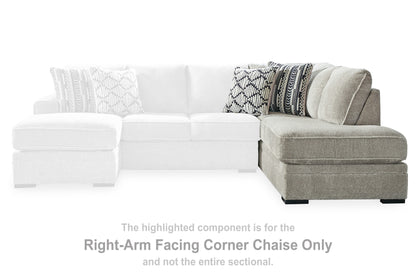 Bradenton Furniture Outlet - Ashley Furniture - Calnita Sectional - RAF Corner Chaise / Sisal - 2050217
