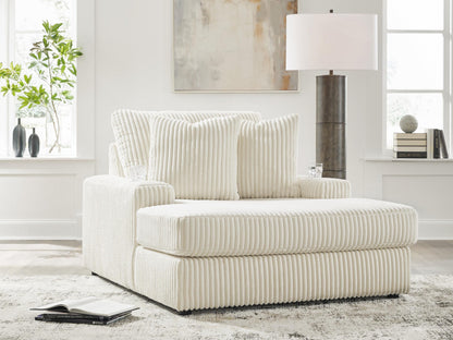 Bradenton Furniture Outlet - Ashley Furniture - Lindyn Living Room - Chaise / Ivory - 2110415