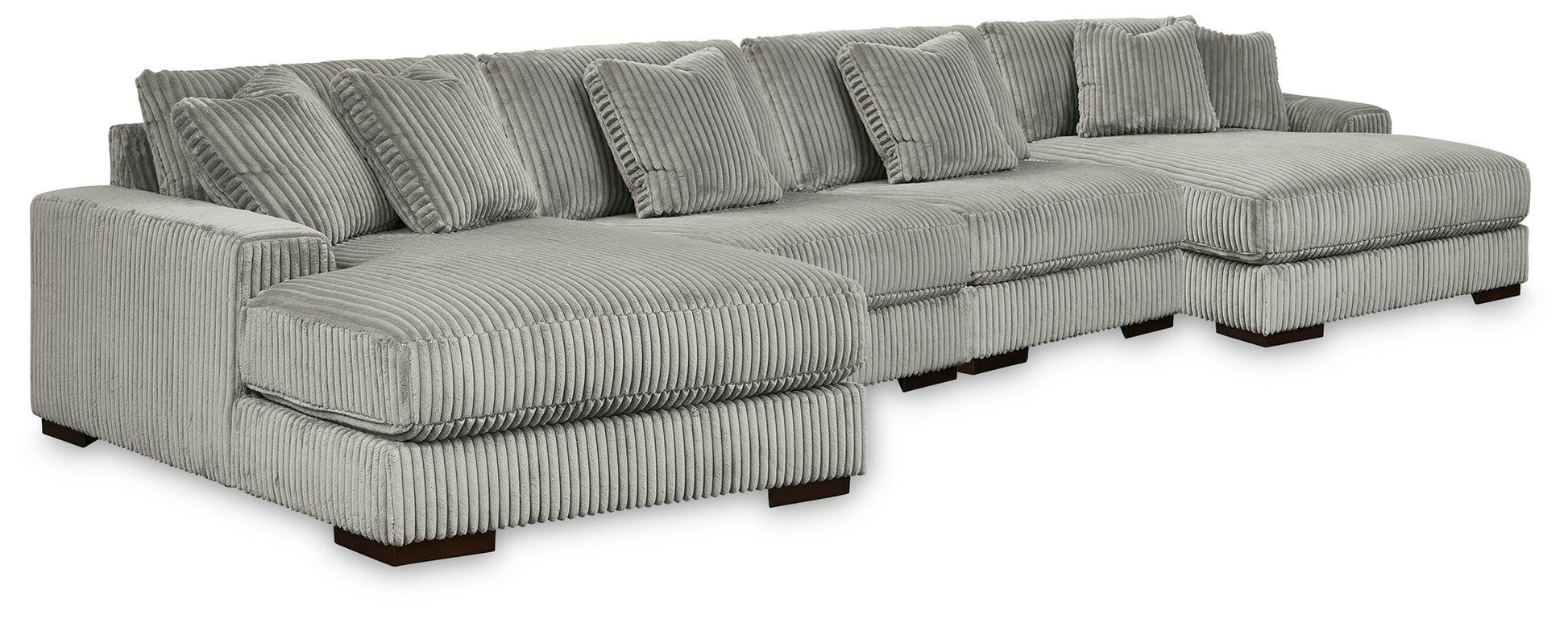 Bradenton Furniture Outlet - Ashley Furniture - Lindyn 4-Piece Sectional with Double Chaise - 4-Piece Sectional with Double Chaise - 21105S20