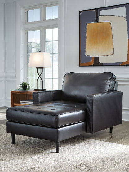 Bradenton Furniture Outlet - Ashley Furniture - Bryceview Living Room - Chaise / Onyx - 2120515