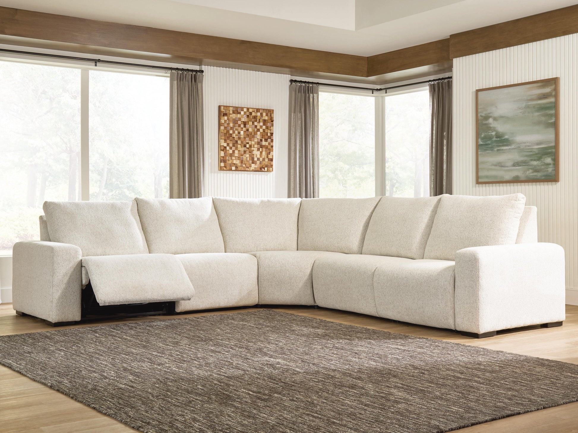 Bradenton Furniture Outlet - Ashley Furniture - East Loft 5-Piece Power Reclining Sectional - 5-Piece Power Reclining Sectional - PC21607S3
