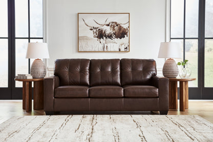Bradenton Furniture Outlet - Ashley Furniture - Santorine Living Room - Sofa / Dark Brown - 2170638