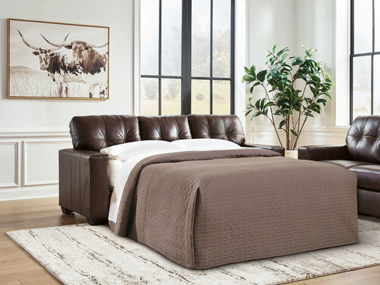 Bradenton Furniture Outlet - Ashley Furniture - Santorine Living Room - Ottoman / Bone - 2170814