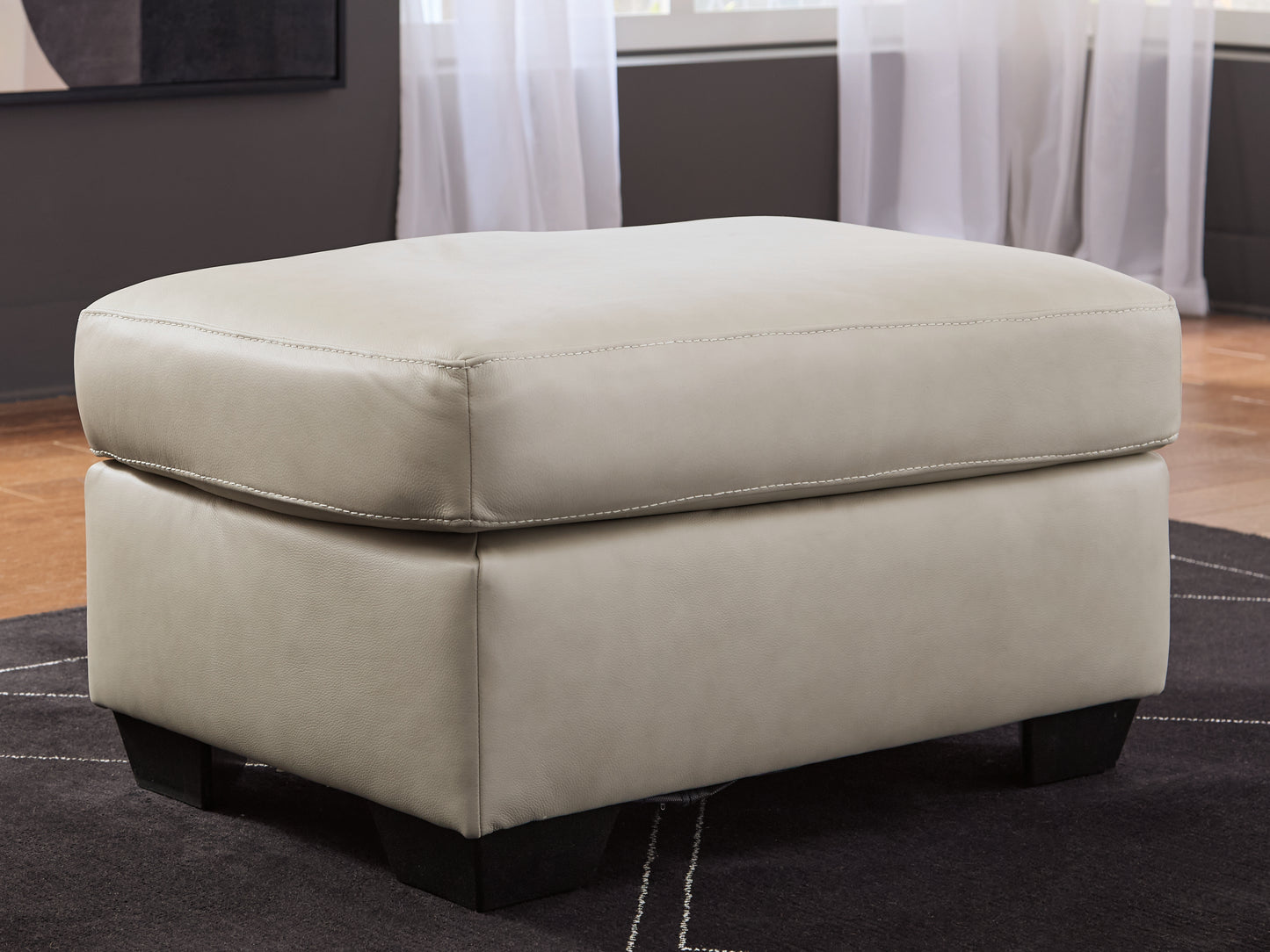 Bradenton Furniture Outlet - Ashley Furniture - Santorine Living Room - Ottoman / Bone - 2170814