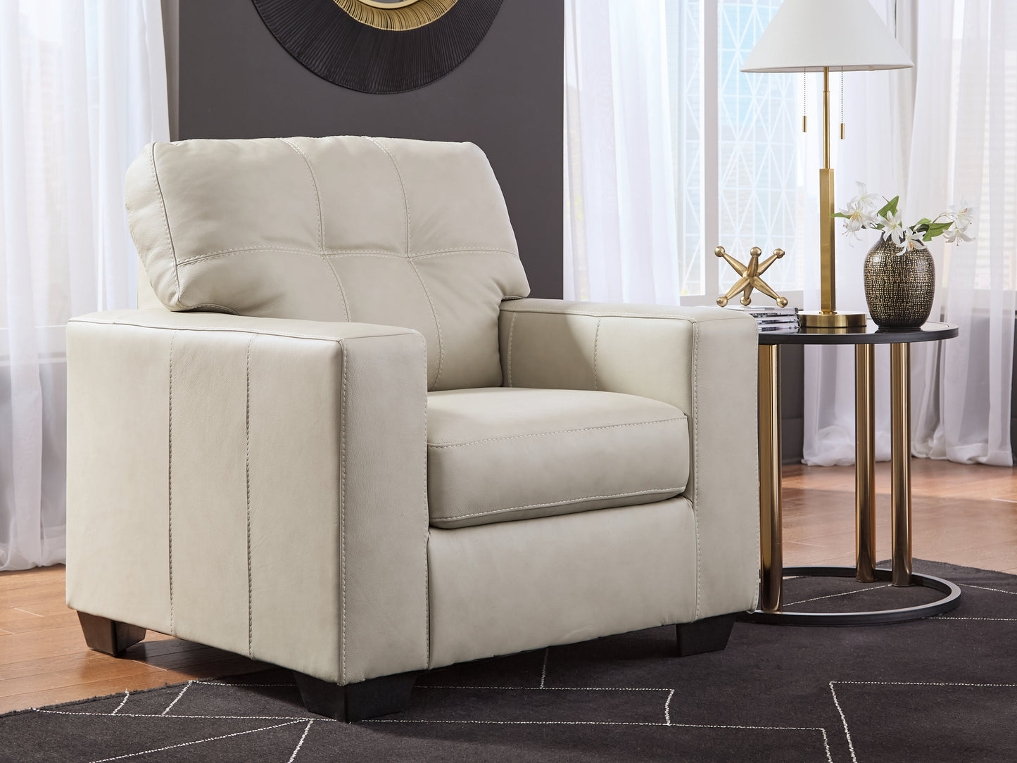Bradenton Furniture Outlet - Ashley Furniture - Santorine Living Room - Chair / Bone - 2170820