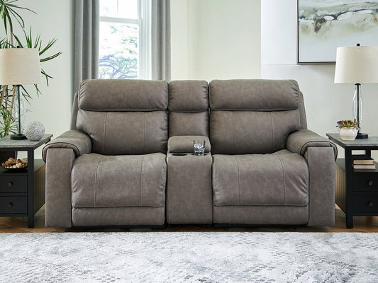 Bradenton Furniture Outlet - Ashley Furniture - Starbot Sectional - 3-Piece Power Reclining Sectional Sofa / Fossil - 23501S3