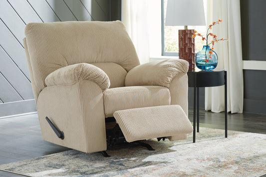 Bradenton Furniture Outlet - Ashley Furniture - SimpleJoy Living Room - Rocker Recliner / Sand - 2420325