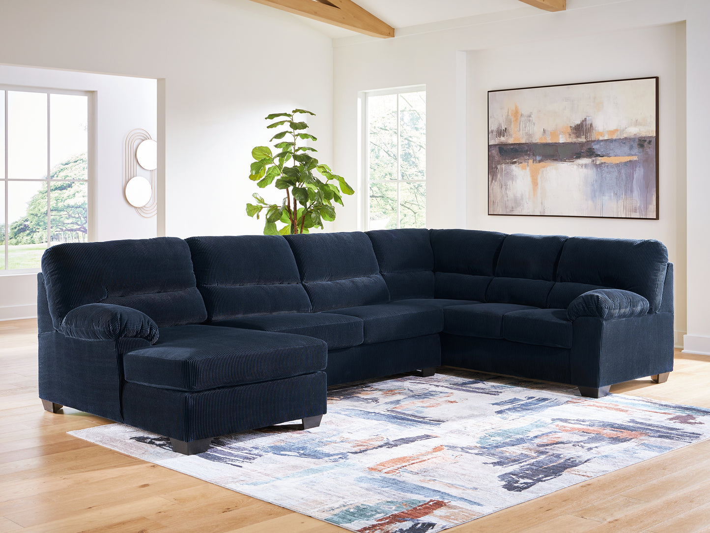 Bradenton Furniture Outlet - Ashley Furniture - SimpleJoy Sectional - RAF 3-Piece Sectional with Chaise - 24205S1