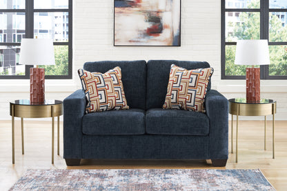 Bradenton Furniture Outlet - Ashley Furniture - Aviemore Living Room - Loveseat / Ink - 2430335