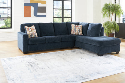 Bradenton Furniture Outlet - Ashley Furniture - Aviemore Sectional - LAF 2-Piece Sectional with Chaise / Ink - 24303S2