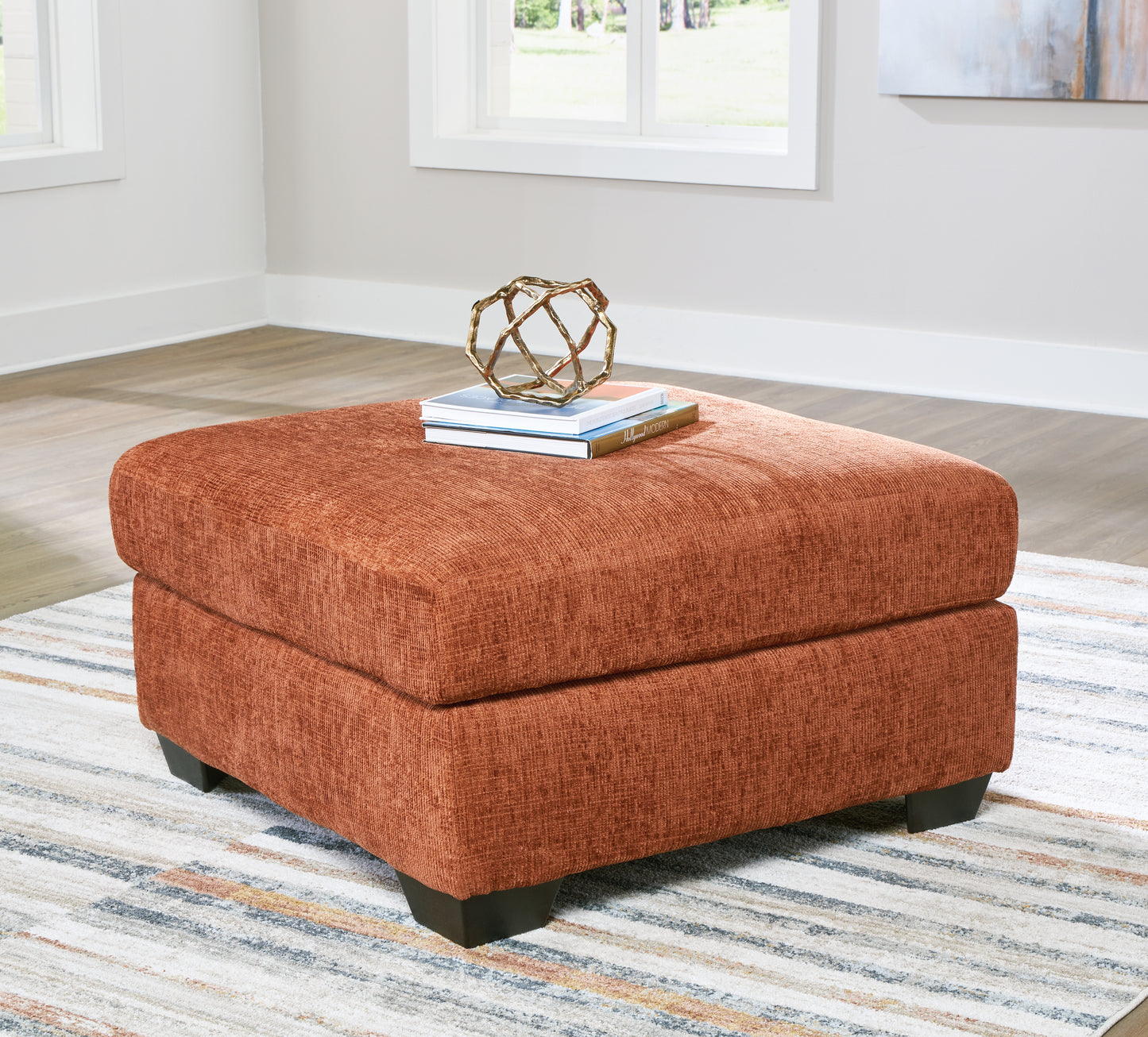 Bradenton Furniture Outlet - Ashley Furniture - Aviemore Living Room - Oversized Accent Ottoman / Spice - 2430408