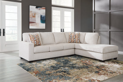Bradenton Furniture Outlet - Ashley Furniture - Aviemore Sectional - LAF 2-Piece Sectional with Chaise / Stone - 24305S2